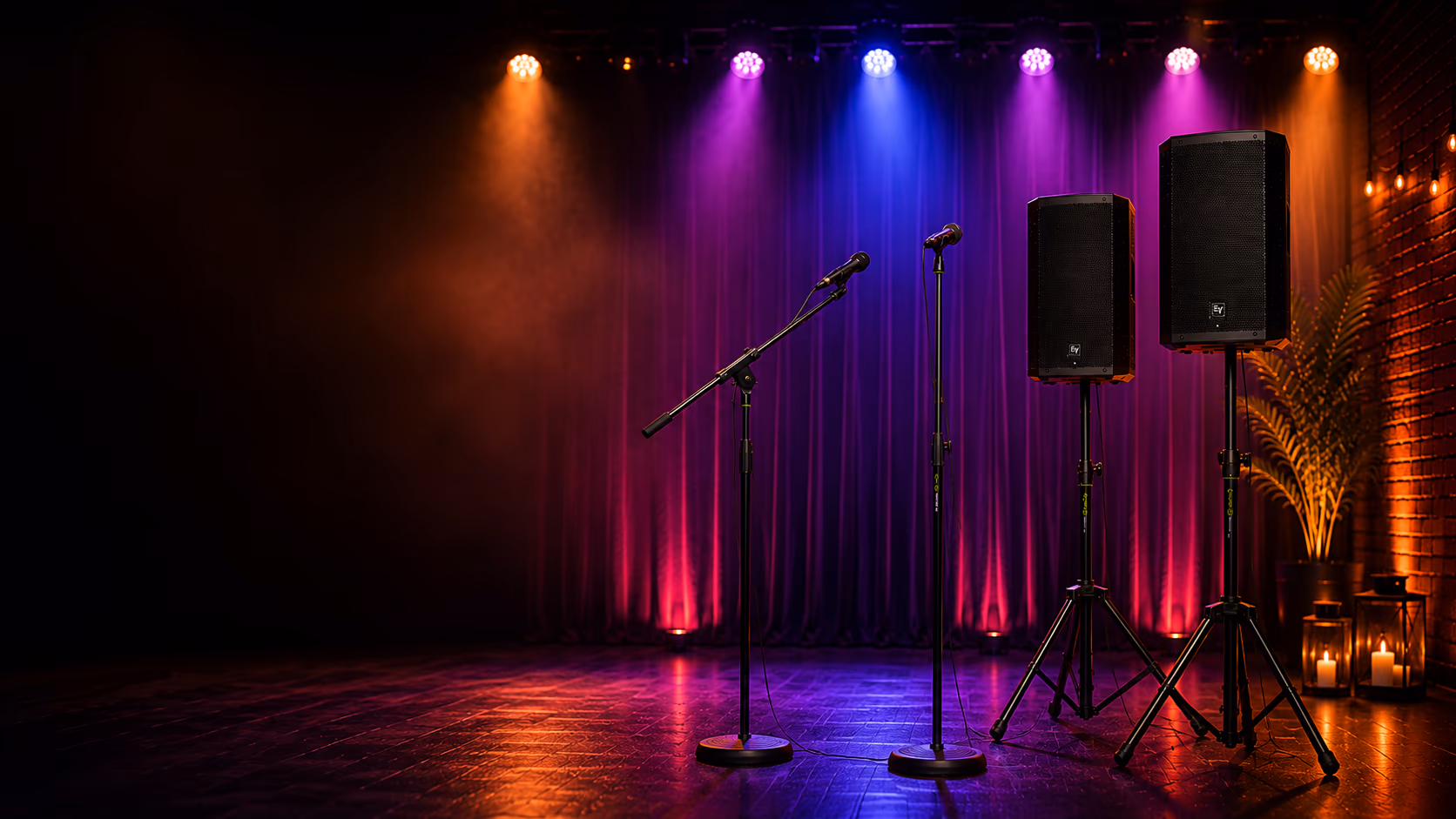 PA hire package setup
