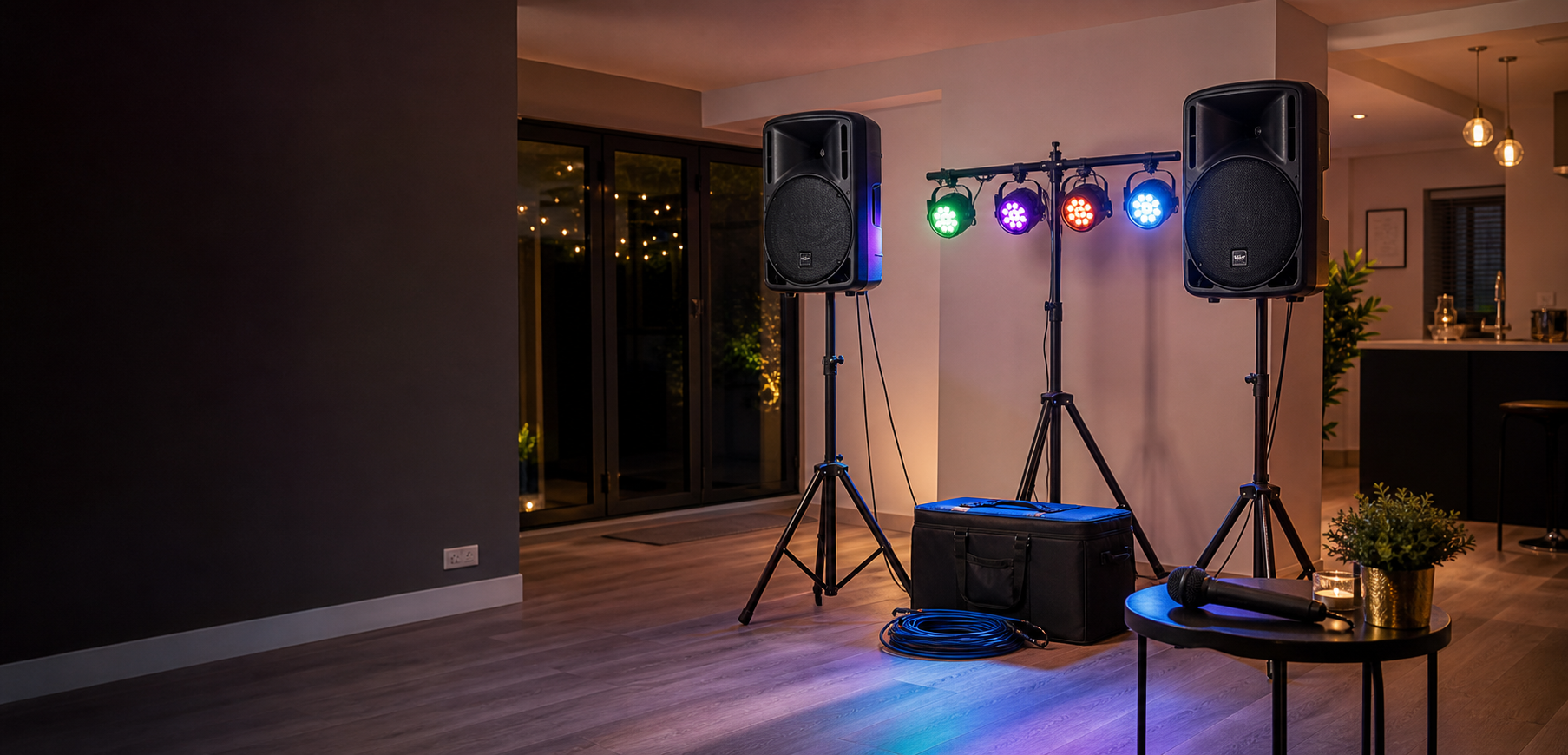 Rent Loud speaker rental setup