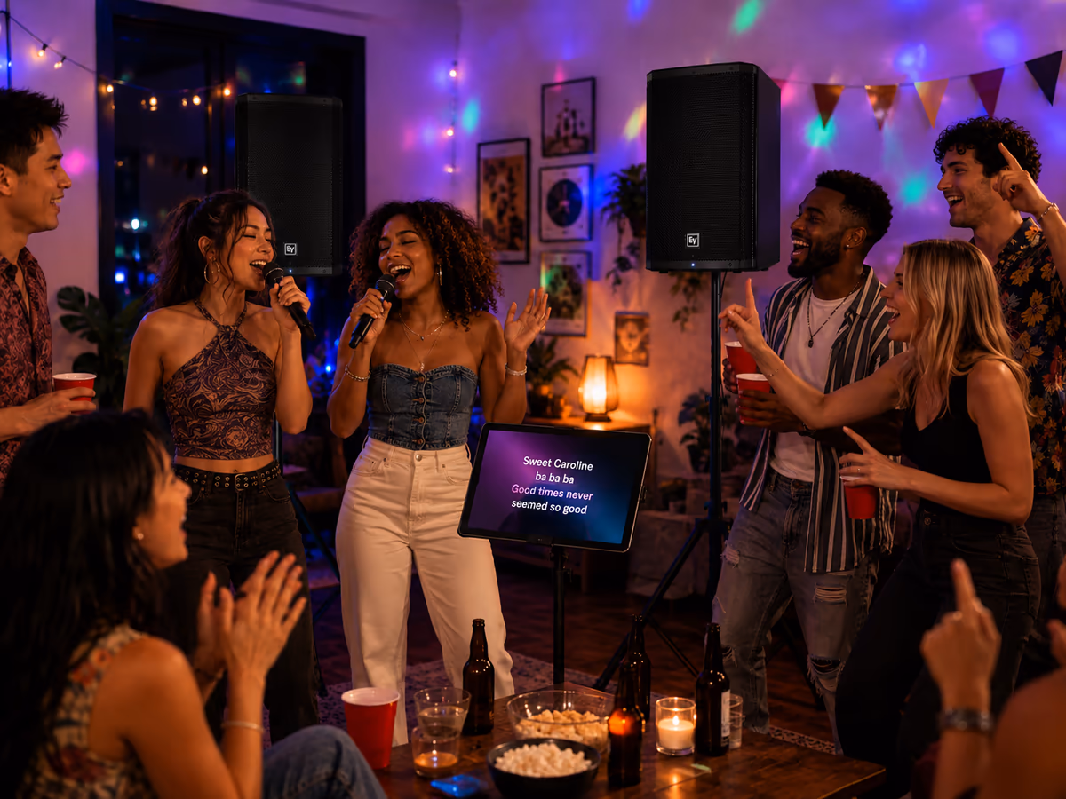 Double Karaoke Package hire package